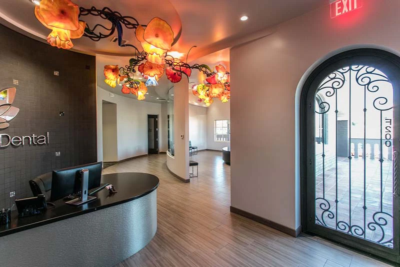 Serenity Smiles front office and waiting room