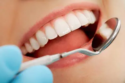 closeup of patient's smile