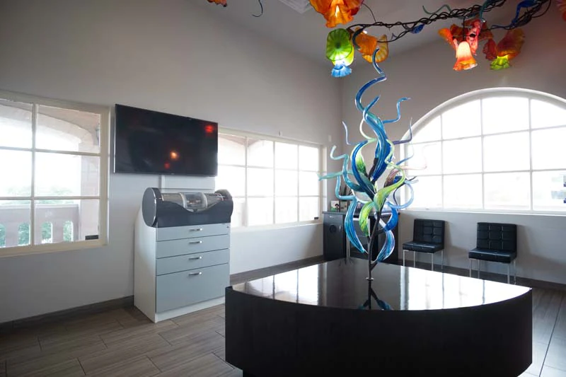 waiting room at Serenity Smiles